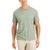 商品Alfani | Men's Relaxed Fit Supima Blend V-Neck T-Shirt, Created for Macy's颜色Sage Opd