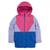 商品Burton | 女童 Khione系列 连帽拼色夹克颜色Fuchsia Fusion / Supernova / Amparo Blue