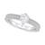 商品第3个颜色White Gold, Macy's | Diamond Pear Engagement Ring (1-1/5 ct. t.w.) in 14k Gold