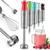 颜色: red, Zulay Kitchen | Heavy Duty Stick Blender Immersion With Stainless Steel Whisk and Milk Frother Attachments