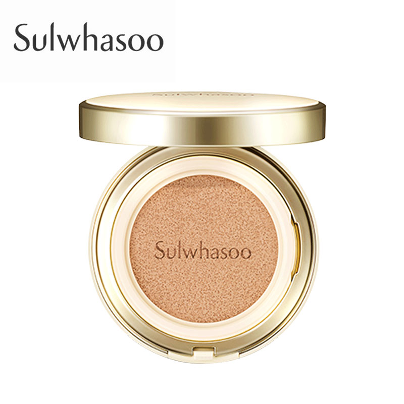 商品Sulwhasoo | 雪花秀致美养肤气垫粉底液SPF50+/PA+++遮瑕防晒清薄持久隔离颜色#17