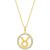 商品第11个颜色Taurus, Giani Bernini | Cubic Zirconia Zodiac Halo 18" Pendant Necklace in 18k Gold-Plated Sterling Silver, Created for Macy's