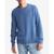 商品Calvin Klein | Men's Regular-Fit Merino Wool Crewneck Sweater颜色Gray Blue Heather
