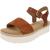 color Dark Tan, Clarks | Clarks Lana Shore Women's Faux Leather Snake Print Platform Sandals