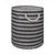 商品第1个颜色Black, Design Imports | Design Import Paper Bin Basket Weave, Round