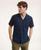 商品Brooks Brothers | Regent Regular-Fit Sport Shirt, Camp Collar Short-Sleeve Seersucker颜色Navy