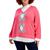 商品Tommy Hilfiger | Tommy Hilfiger Womens Plus Argyle Layered Pullover Sweater颜色Rosette Multi