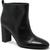 color Black Leather, Charles David | Charles by Charles David Womens Bally Faux Leather Slip On Booties