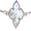 颜色: White, ADORNIA | Four Point Mother of Pearl Flower Bolo Bracelet