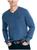 Nautica | Mens Logo Long Sleeves V-Neck Sweater, 颜色deflt blue