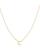 颜色: C, Moon & Meadow | 14K Yellow Gold Initial Pendant Necklace, 16"