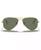 颜色: Gold/Green, Ray-Ban | Kids Sunglasses, RJ9506S AVIATOR (ages 4-6)