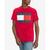 商品Tommy Hilfiger | Tommy Hilfiger Men's Flag Logo T-Shirt颜色Blush Red