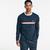 商品Nautica | Nautica Mens Reissue Chest-Stripe Long Sleeve T-Shirt颜色navy