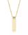 颜色: Gold - A, brook & york | Maisie Initial Gold-Plated Pendant Necklace