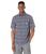 商品Carhartt | Rugged Flex Relaxed Fit Lightweight Short Sleeve Plaid Shirt颜色Bluestone