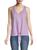 color ORCHID, Democracy | Tie-Front Tank Top