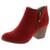商品Style & Co | Style & Co. Womens Masrinaaf Suede Block Heel Booties颜色Garnet Red