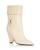 color Real Beige Leather, Yves Saint Laurent | Women's Niki Pointed Toe High Heel Booties