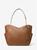 color LUGGAGE, Michael Kors | Jet Set Large Saffiano Leather Shoulder Bag