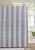 颜色: Silver, Dainty Home | Moderna Textured Shower Curtain