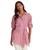 color Noveau Bright Pink/White, Ralph Lauren | Petite Striped Logo Linen Shirt