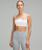 Lululemon | Ribbed Nulu Strappy Yoga Bra *Light Support, A/B Cup, 颜色White