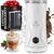 颜色: white, Zulay Kitchen | Powerful 4-in-1 Electric Milk Frother and Steamer