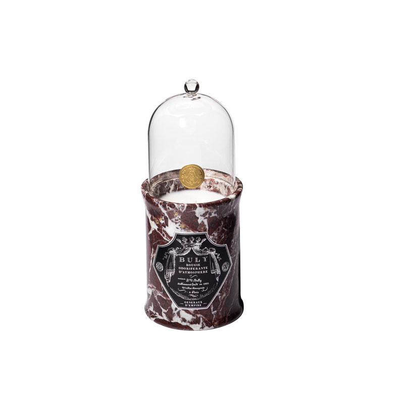商品Buly1803 | 大理石系列香薰蜡烛300g 室内香氛摆件颜色「帝国将军-红色」