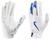 颜色: White/White/Game Royal, NIKE | Nike Adult Vapor Jet 8.0 Football Gloves