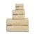 颜色: Beige Overflow, Superior | Wisteria Floral Embroidered Jacquard Border Cotton Towel Set, 6 Piece