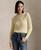 颜色: Cream, Ralph Lauren | Women's Cable-Knit Cotton Crewneck Sweater