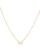 颜色: M, Moon & Meadow | 14K Yellow Gold Initial Pendant Necklace, 16"