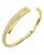 颜色: Gold, Swarovski | Dextera Half Pavé Bangle Bracelet