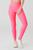 商品Alo | High-Waist Airlift Legging - Dark Plum颜色Fluorescent Pink Coral