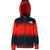 The North Face | Glacier Full-Zip Hoodie - Toddlers', 颜色Fiery Red Dip Dye Small Print