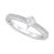 商品第3个颜色White Gold, Macy's | Diamond Pear Engagement Ring (1/2 ct. t.w.) in 14k Gold
