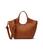 Madewell | The Mini Sydney Cutout Tote in Leather, 颜色Burnished Caramel