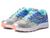 Saucony | Cohesion 14 LTT (Little Kid/Big Kid), 颜色Silver/Periwinkle/Turquoise