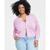 On 34th | Trendy Plus Size Pointelle-Trim Cardigan, Created for Macy's, 颜色Pink Lilac