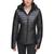 Calvin Klein | Women's Hooded Puffer Jacket, 颜色Metallic Black