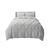 颜色: Silver Gray, Nestl | Bedding 3 Piece Pinch Pleat Duvet Cover Set