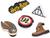 商品第5个颜色Harry Potter Symbol 5-Pack, Crocs | Jibbitz Characters