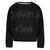 Calvin Klein | Big Girls Tonal Logo Fleece Crewneck Sweatshirt, 颜色Black