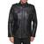 color Black, Levi's | Men's Faux Leather Four Pocket Field Jacket