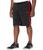 color Black/Scarlet, Adidas | Big & Tall Essentials 3-Stripes Single Jersey Shorts