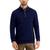 商品第5个颜色Navy Blue, Club Room | Men's Quarter-Zip Textured Cotton Sweater, Created for Macy's