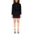 商品Sanctuary | All Night Long Sequin Mock Neck Mini Dress颜色Black