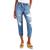 color Fighting Chance, Celebrity Pink | Juniors' Ripped Denim Jogger Jeans