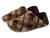 商品Cole Haan | Shearling Slipper颜色Brown Plaid Faux Fur/Dark Chocolate Eco Flora/Brown Outsole